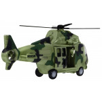 Vojenský vrtuľník so zvukovými a svetelnými efektami béžový 
